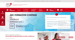 Desktop Screenshot of abc-formationcontinue.com