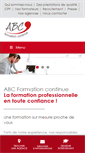 Mobile Screenshot of abc-formationcontinue.com
